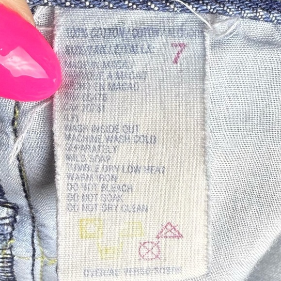 Vintage Tommy Hilfiger Women’s High-Waisted Jeans Made in Macau 1990 Y2K size 7 - Picture 3 of 16